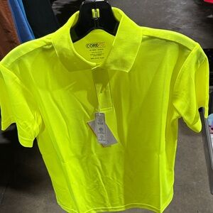 CORE Kids Neon Yellow Polo Shirt
